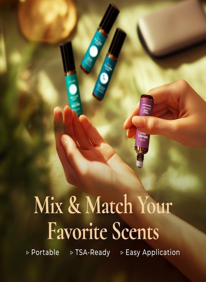 Gya Labs Peaceful Roll on Essential Oils Set - 0.34 Fl Oz Each - Essential Oil Set Relaxation Womens Gifts for Christmas - Blends for Calm, Aromatherapy Stocking Stuffers, Relaxing Gifts for Women - Image 5